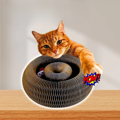 Interactive Curl Track Cat Toy