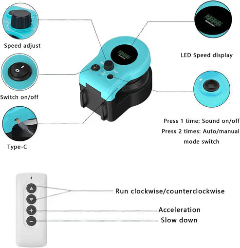 Smart Electric Cat Chase Toy – 2 Pair Set