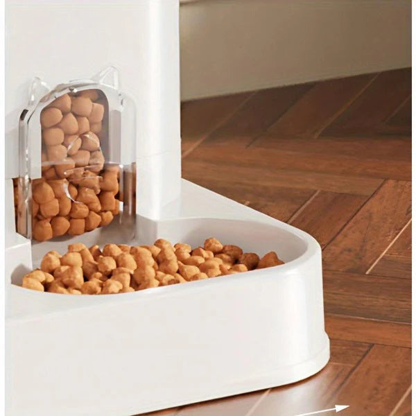 Automatic Pet Water Dispenser with Integrated Bowl