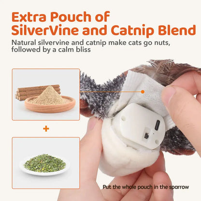 Flapping Bird Interactive Cat Toy