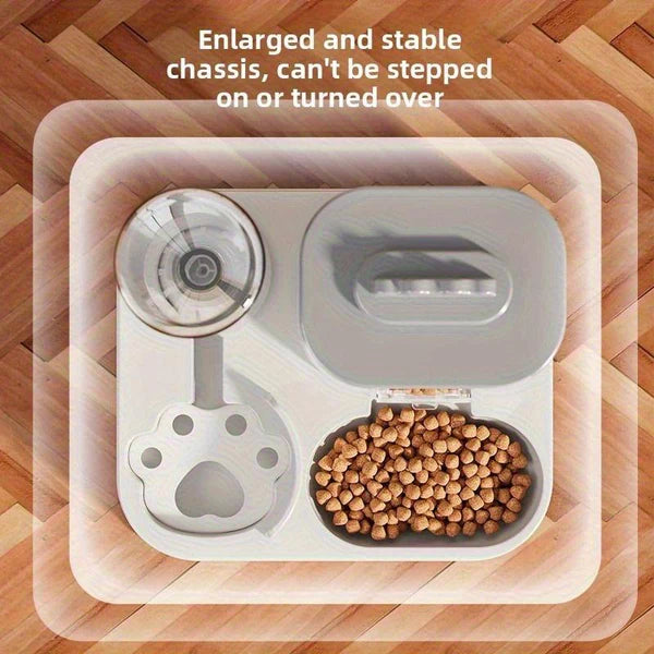 Automatic Pet Water Dispenser with Integrated Bowl