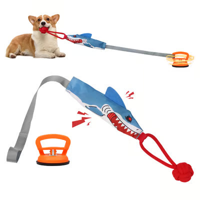 Tug-of-War Dog Toy with Suction Cup