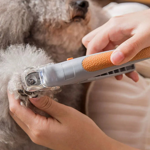 LED Light Pet Nail Clippers with Magnifier