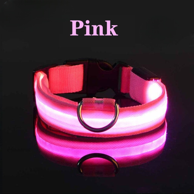 LED Flashing Dog Collar