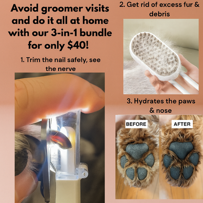 Electric Pet Nail Trimmer & Grinder with LED Light