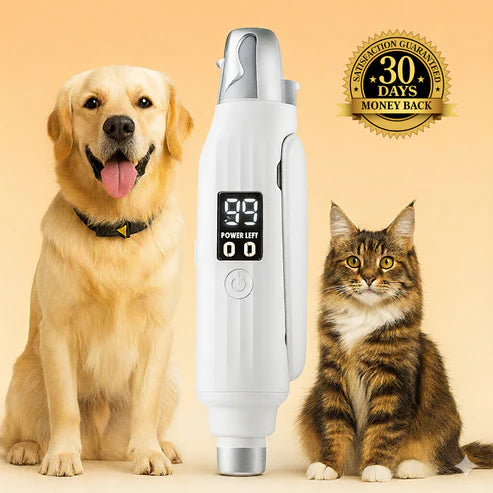 Electric Pet Nail Trimmer & Grinder with LED Light
