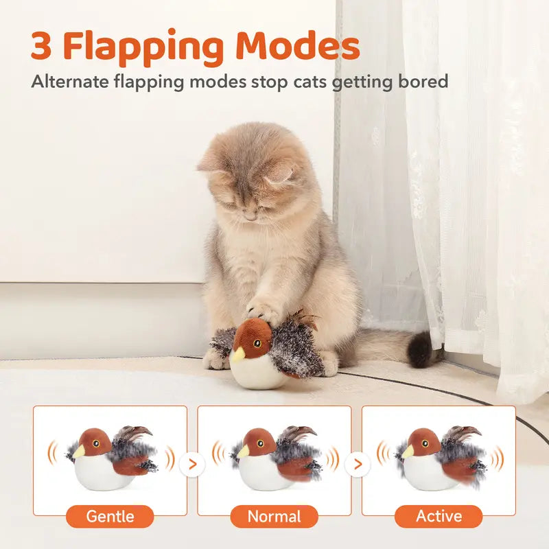 Flapping Bird Interactive Cat Toy